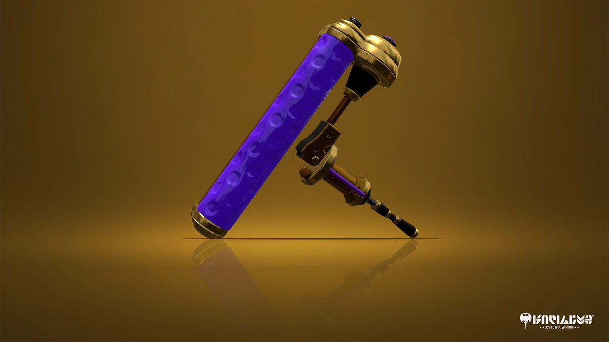 Splatoon 2 Gold Dynamo Roller footage