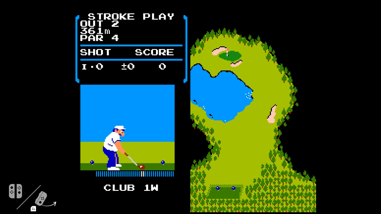 NES Golf hidden within Switch's firmware
