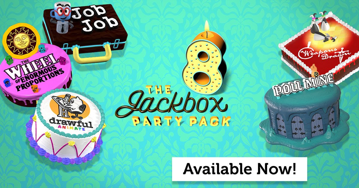 The Jackbox Party Pack 8 update out now on Switch