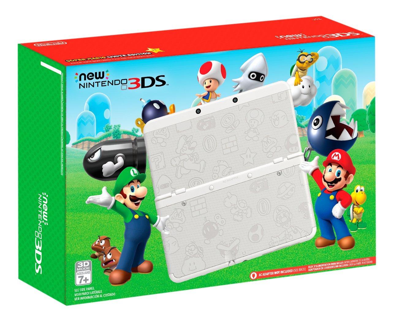 Super Mario Black/White Edition New 3DS unboxing Nintendo Everything