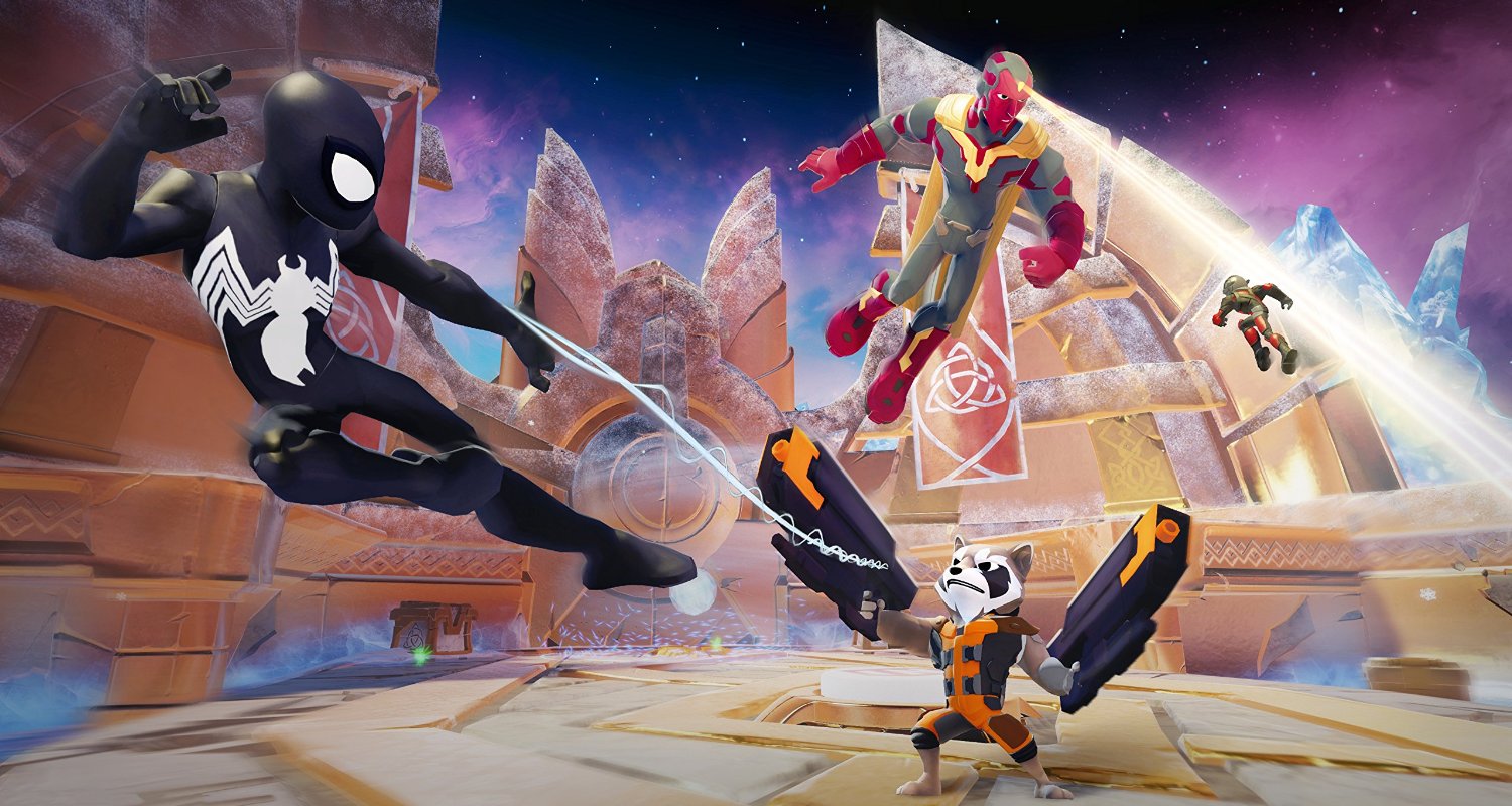 Disney Infinity 3.0 Marvel Battlegrounds Play Set footage