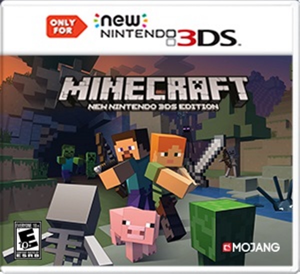 Minecraft New 3DS Edition boxart, screenshots Nintendo Everything