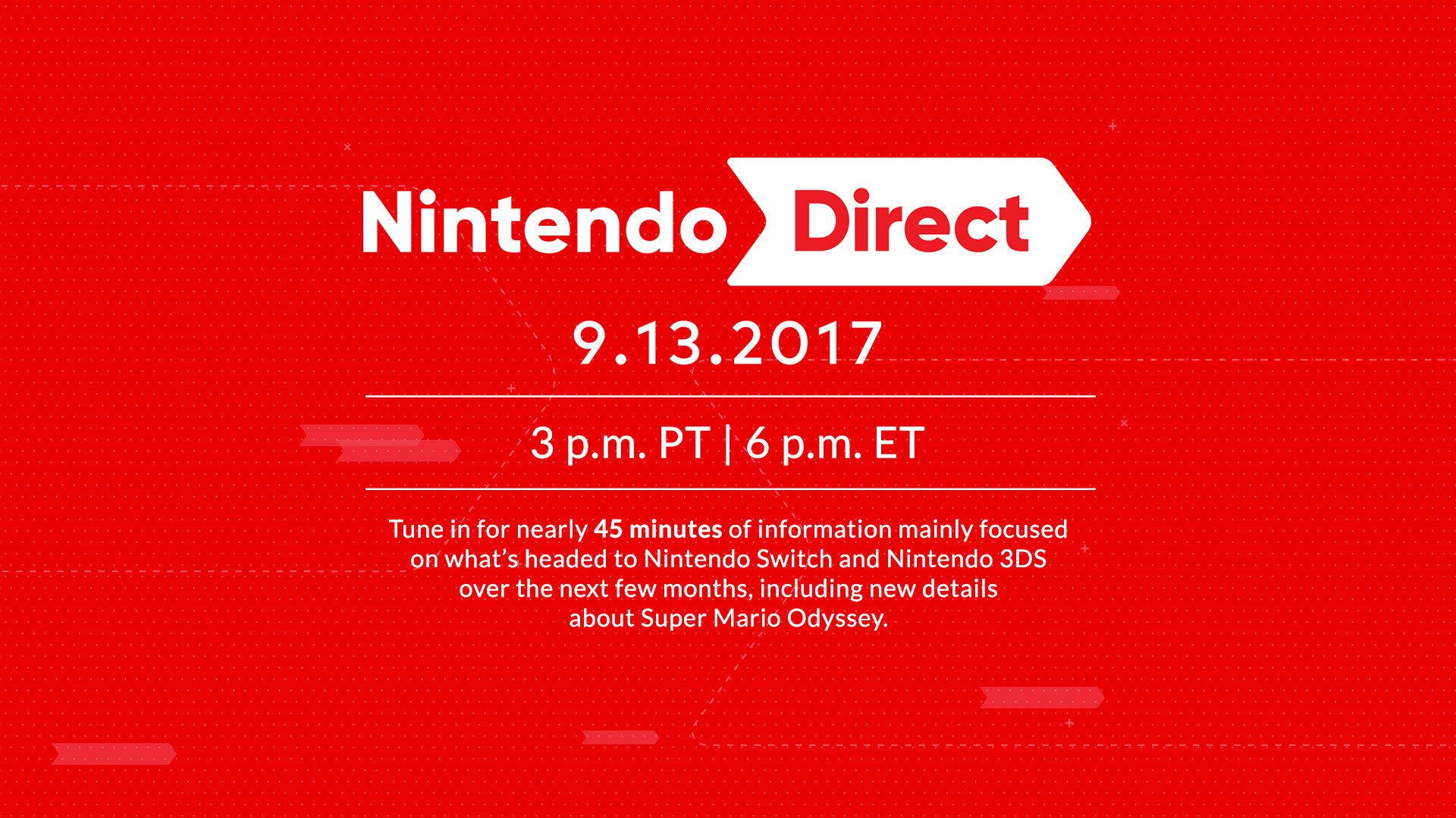 Nintendo Direct live streams, blog (9/13/17)