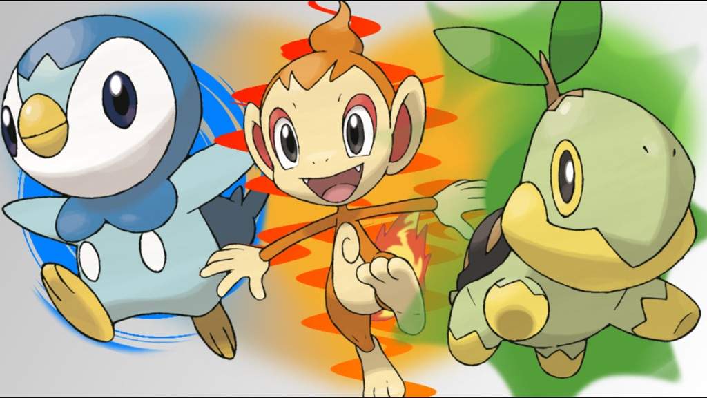 Sinnoh Region Starter Pokemon