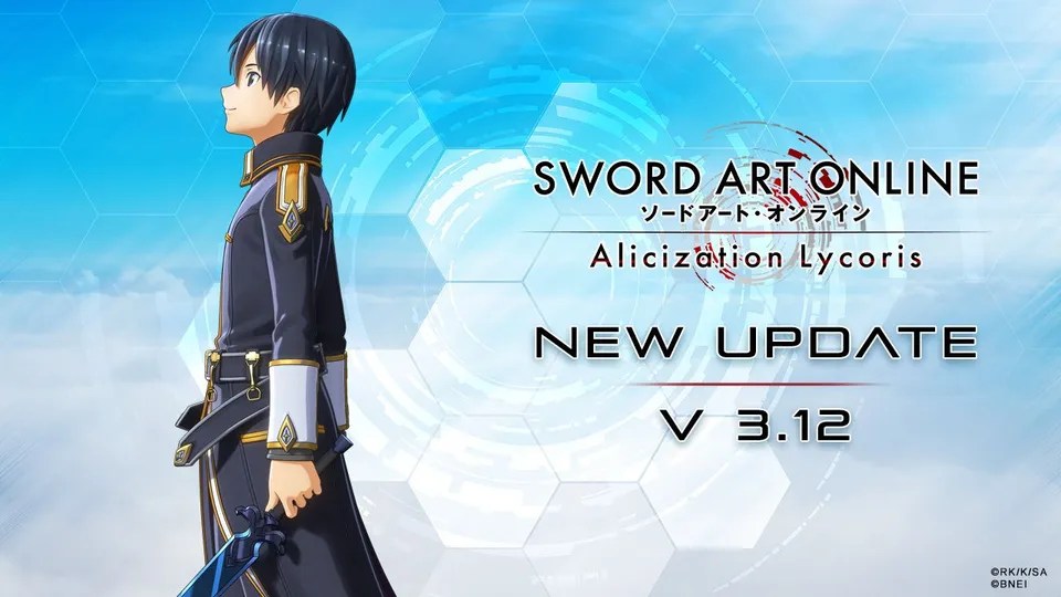 Sword Art Online Alicization Lycoris (version 3.12) update out now