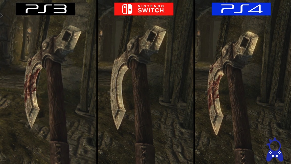 Video The Elder Scrolls V Skyrim on Switch compared to all previous