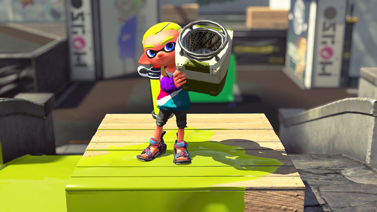 Splatoon 2 Sloshing Machine Neo being added to the game today/tomorrow