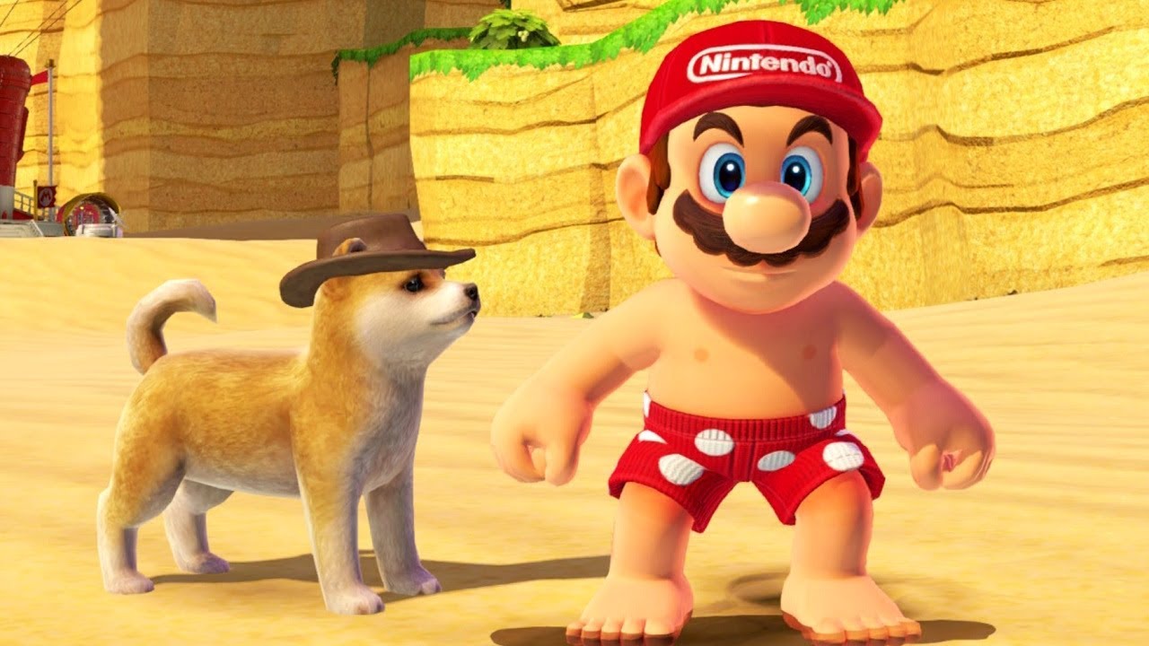 Super Mario Odyssey's dog model was ported straight from