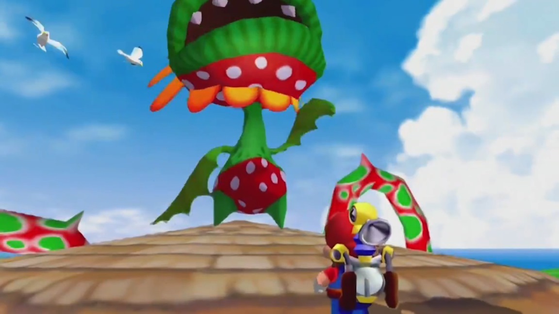 Super Mario 3D AllStars Super Mario Sunshine bosses footage Nintendo Everything