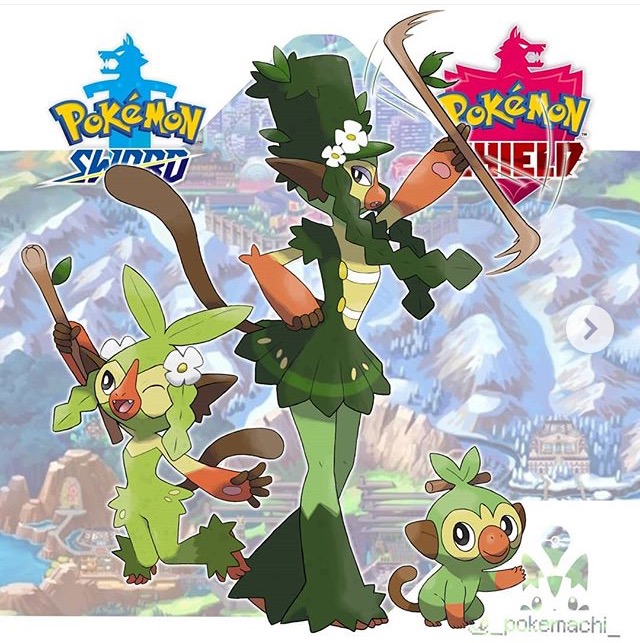 Check Out FanArt Of Grookey, Scorbunny, And Sobble's
