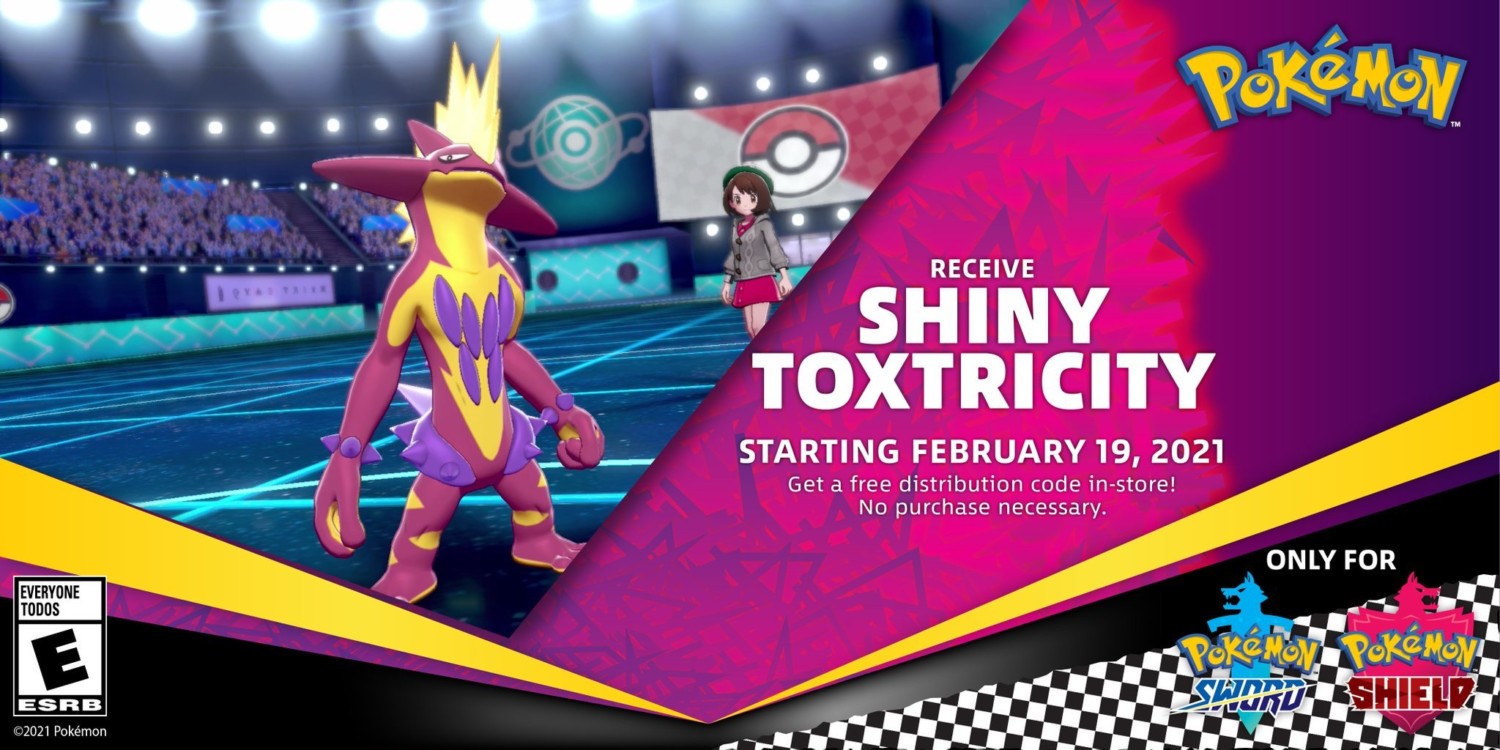 Shiny Toxtricity Distribution Event Officially Confirmed For US, Canada