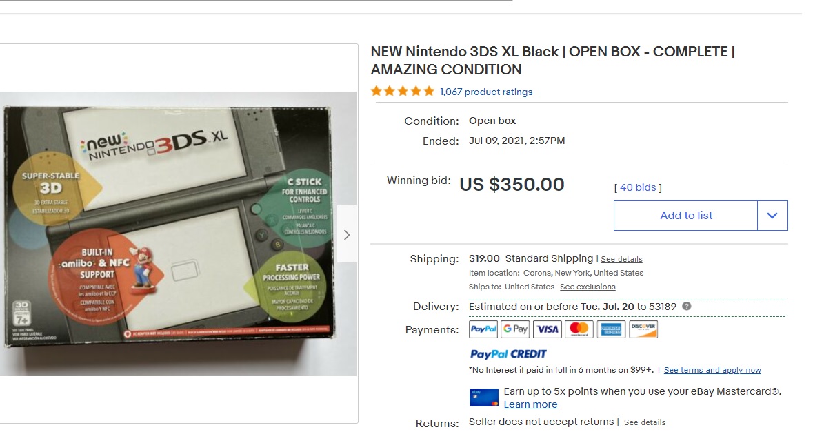 Nintendo 3DS prices have officially gone crazy Nintendo Wire