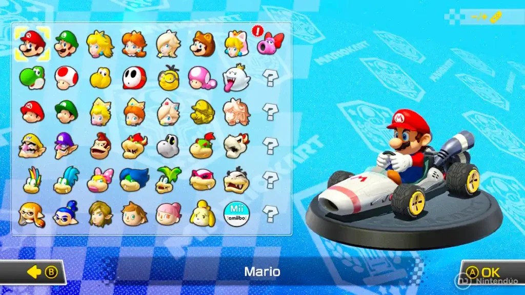 5 nuevos personajes llegarán a Mario Kart 8 Deluxe Nintendúo