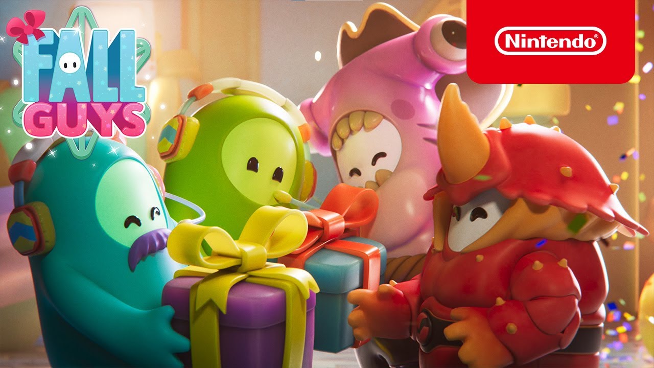 Fall Guys Tráiler del evento Gift Grab Nintendo Switch. NINtheorist