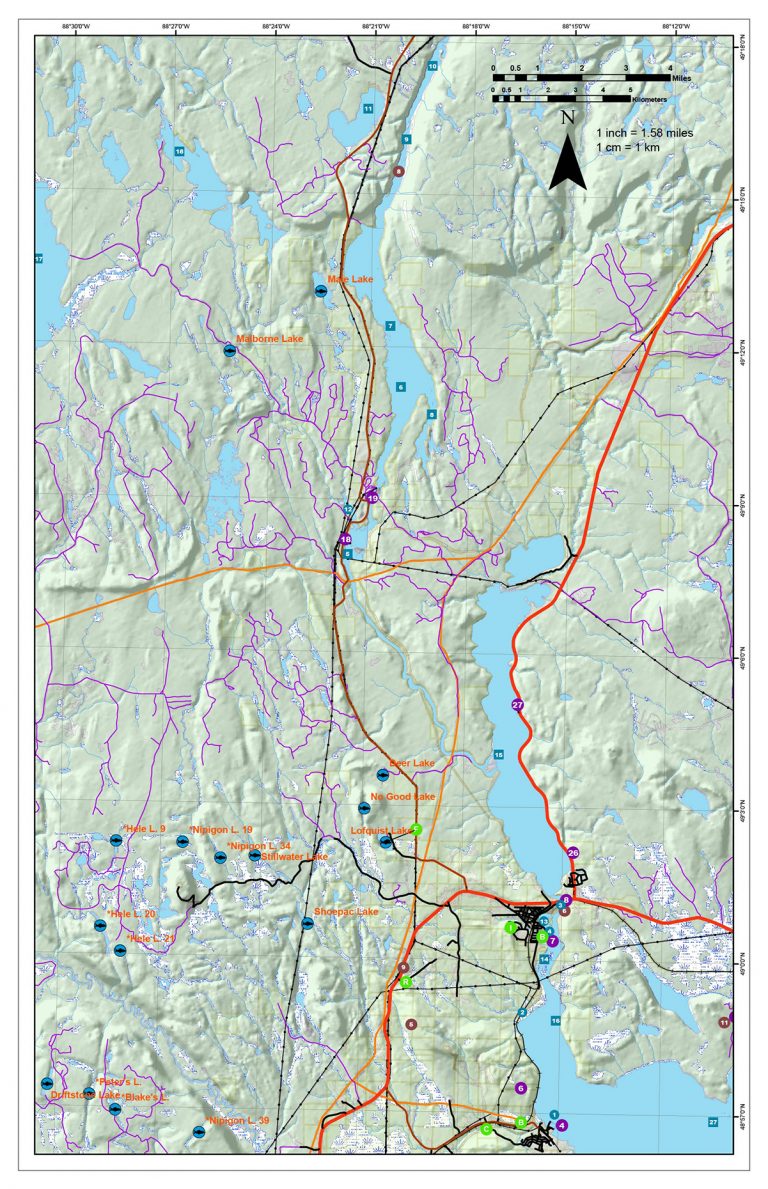A drive along the Nipigon River Land of Nipigon Adventure Guide