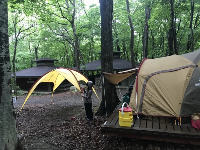久々のキャンプ。福島県のキョロロン村でキャンプ。 ホルモンのお取寄なら富樫精肉店
