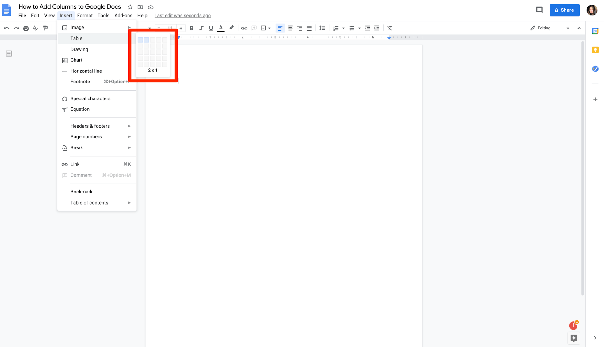 How to Turn Your Google Doc into Two Columns