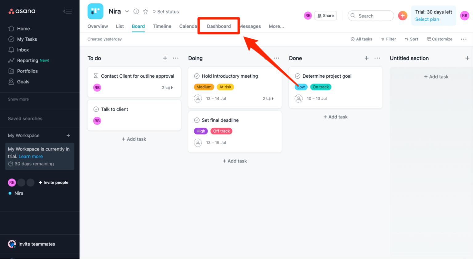 How to Use Asana as a Dashboard