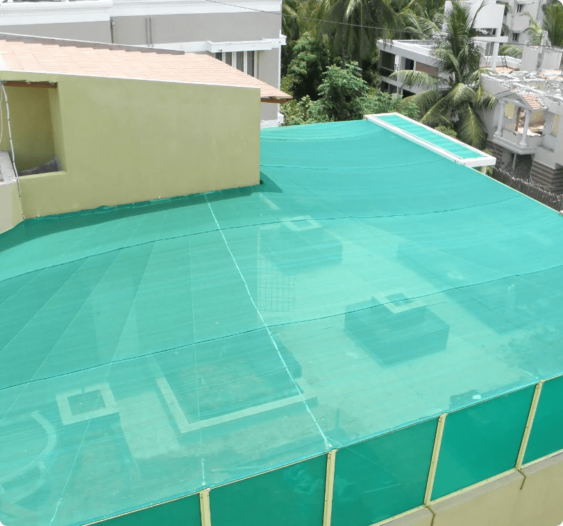 Shade Net for Rooftop Shading and Terrace Gardens • Niraj Nettings