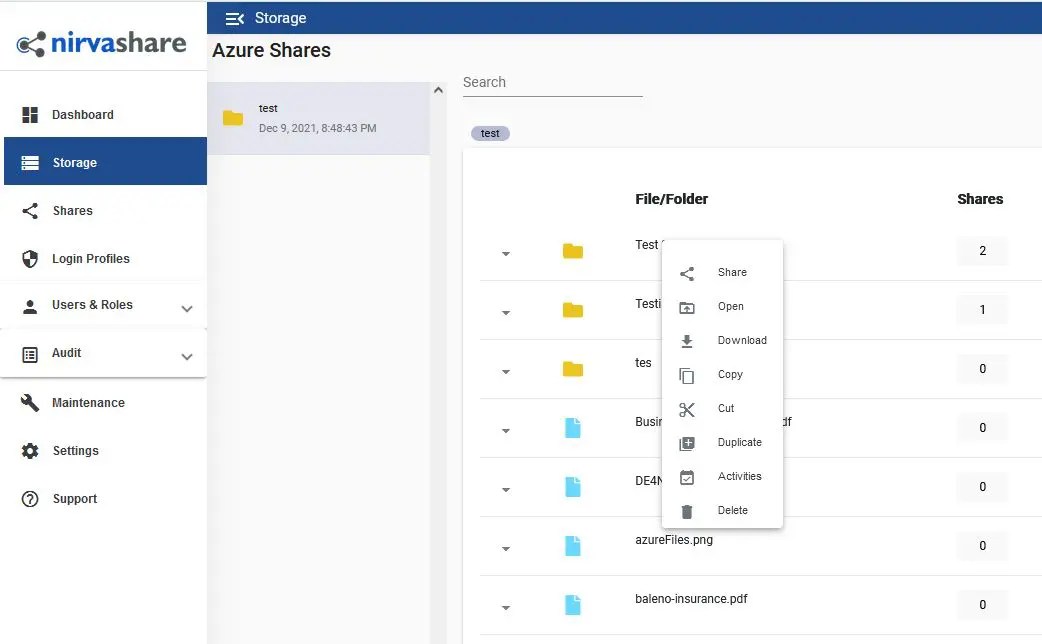 Configuring NirvaShare for Formbased authentication