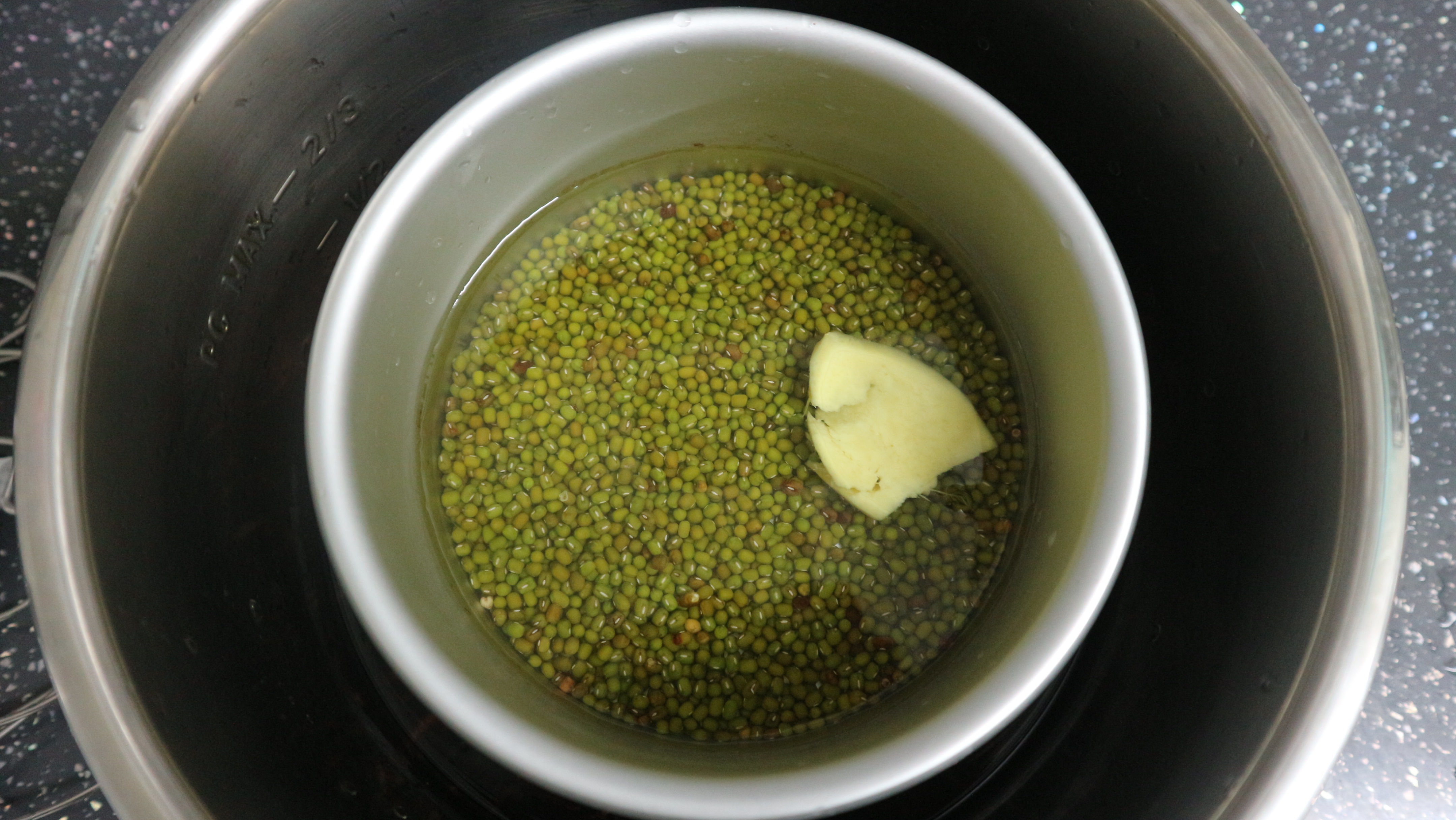 Resep Instant Pot Bubur Kacang Hijau dan Ketan Hitam