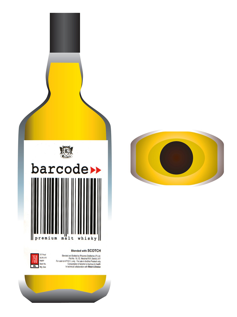 Barcode Bottle Shapes Front & Top Nisha Albuquerque