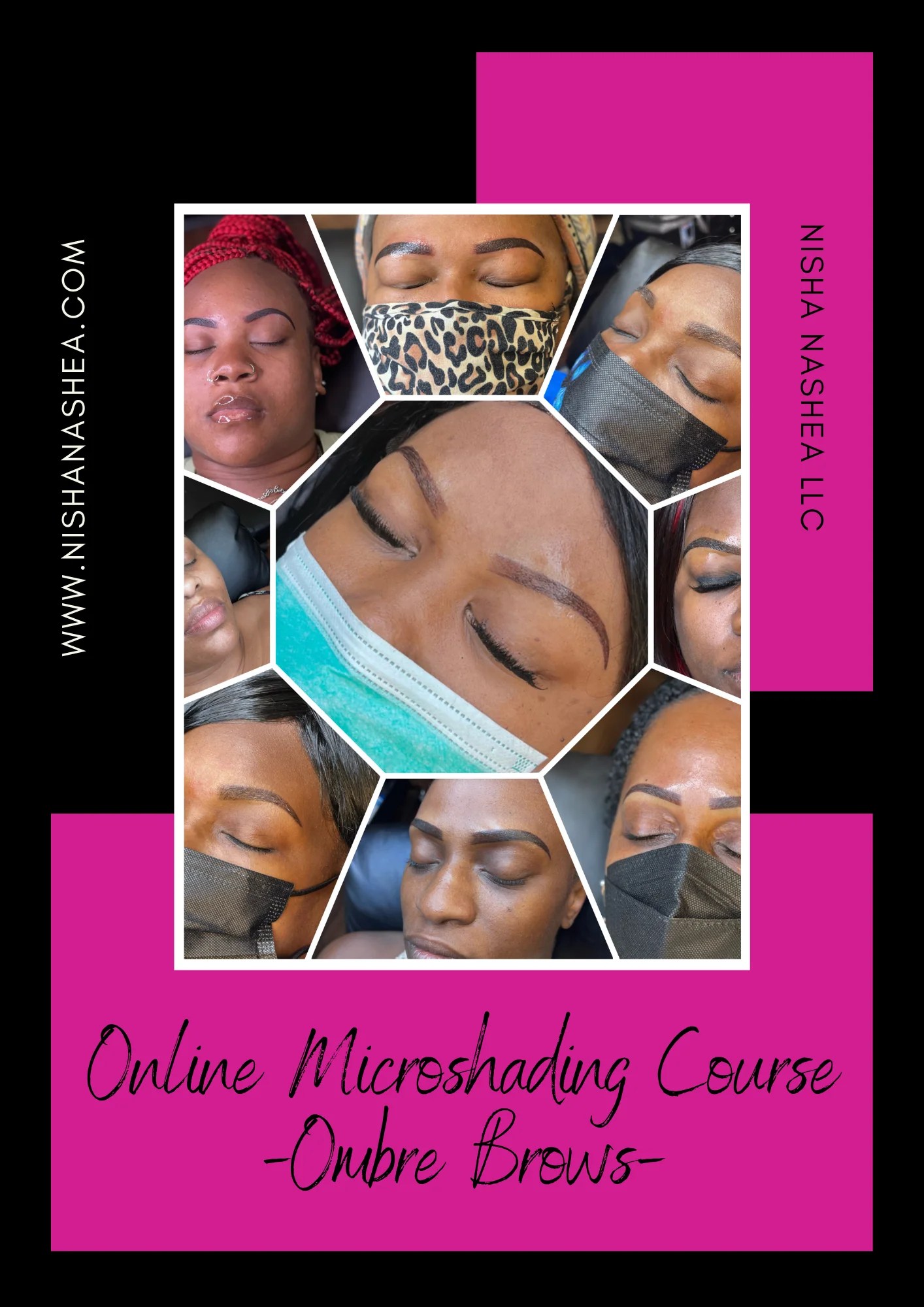 Micro shading Ombre brows Training Class ombre powder brows near me