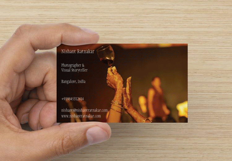 How my Business Card evolved with the power of Crowdsourcing Nishant
