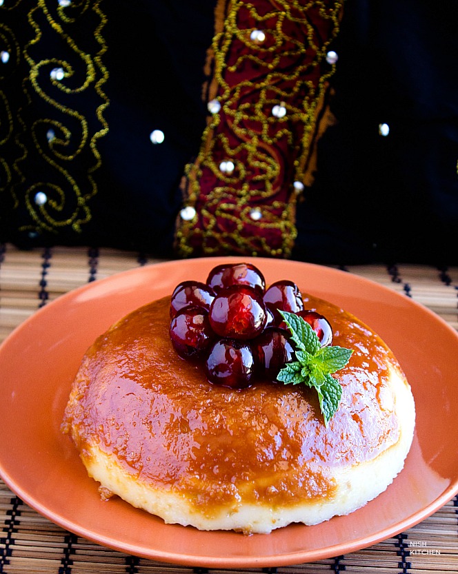 No Bake Caramel Bread Pudding Video NISH KITCHEN