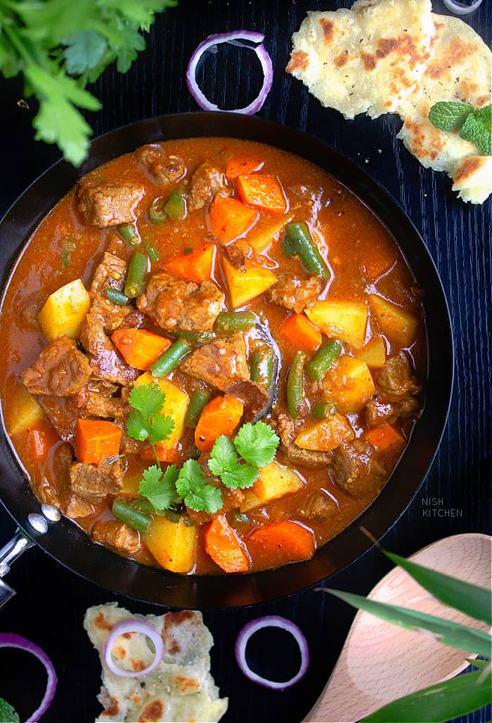 Indian Beef Stew Video NISH KITCHEN