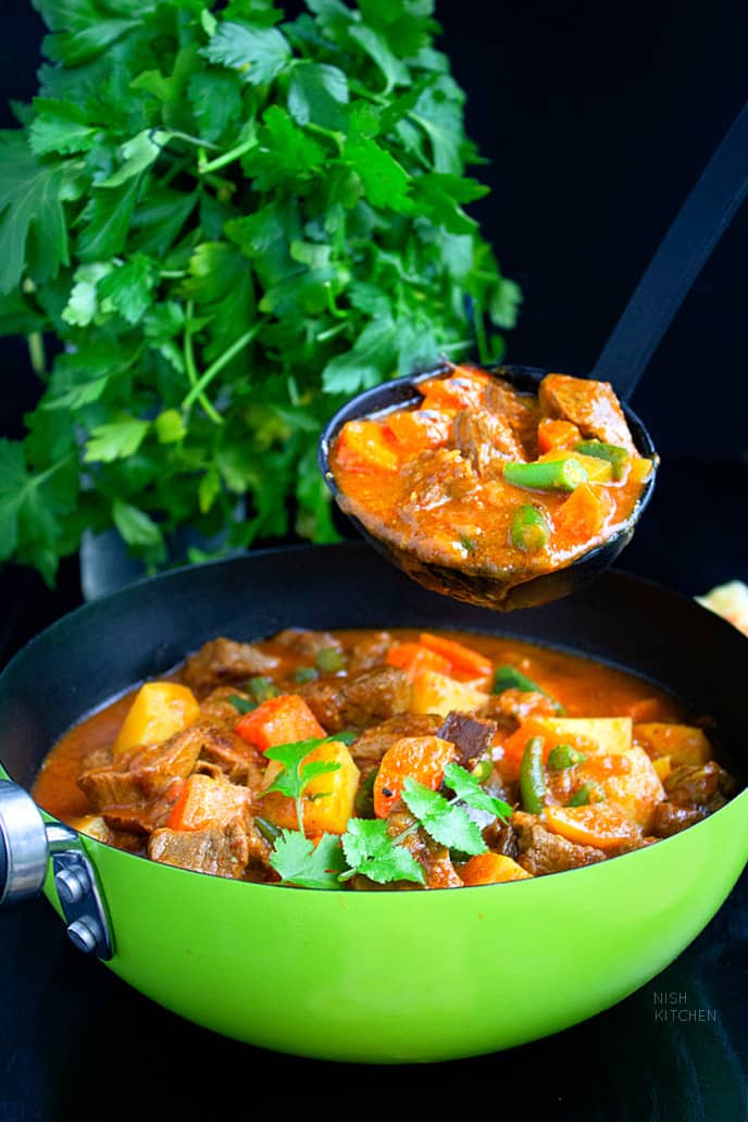 Indian Beef Stew Video NISH KITCHEN