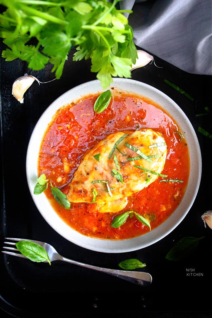 Chicken Marinara Video NISH KITCHEN