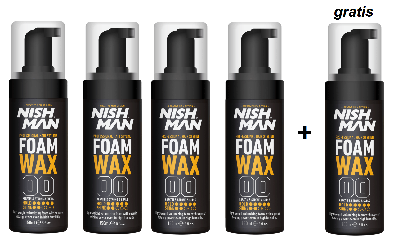 Hair Foam Wax 4+1gratis Nishman Srbija