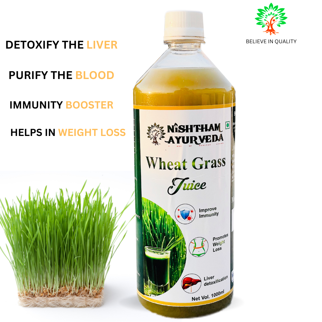 WHEAT GRASS JUICE by Nishtham Ayurveda 1000ml Nishtham Ayurveda