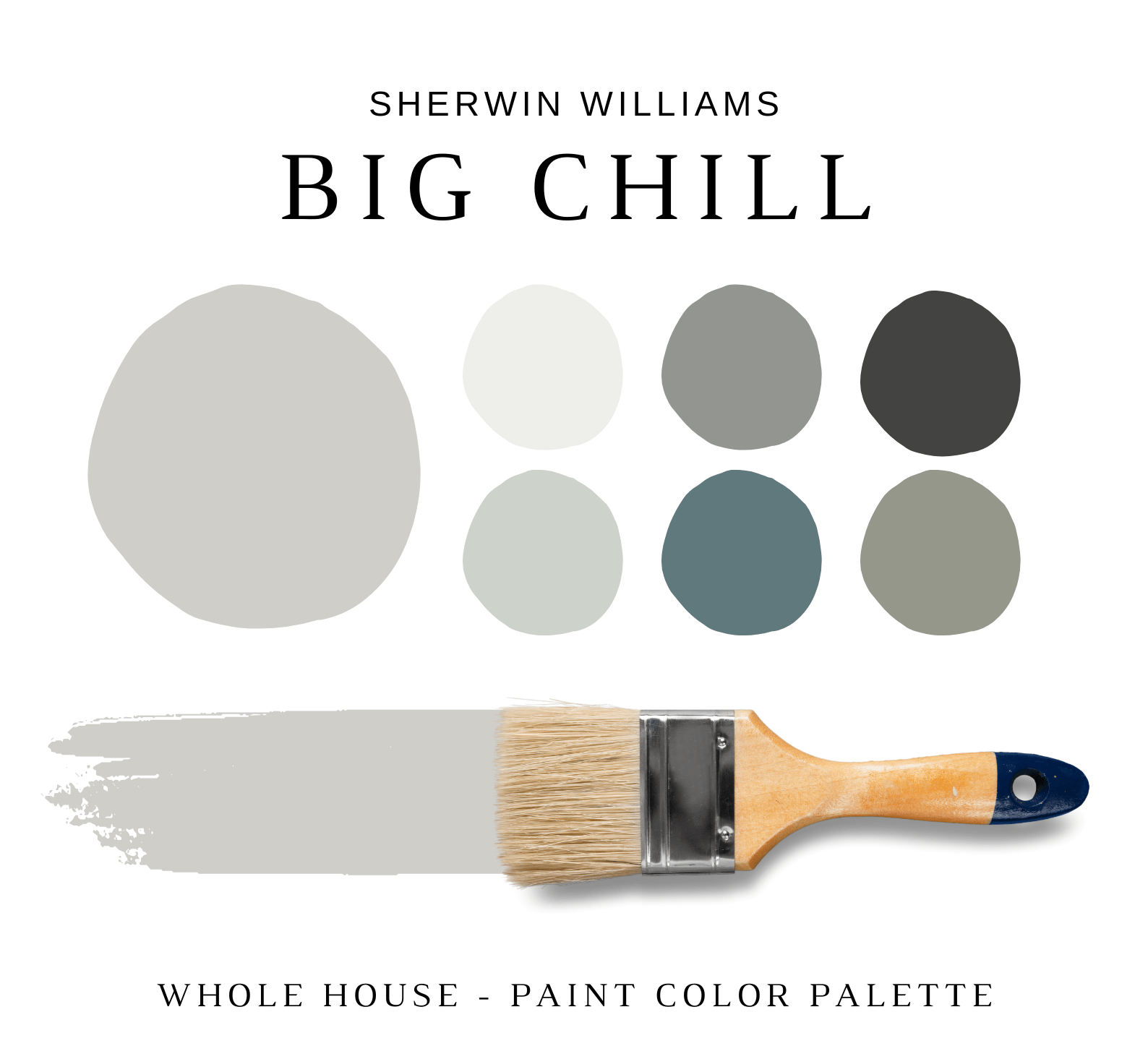 Sherwin Williams BIG CHILL Color Palette NISH