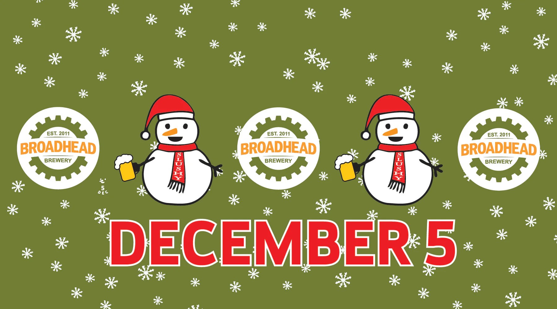 December 5 Broadhead Brewing Company Nita Beer