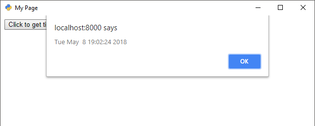 Python GUI Using Chrome Nitratine