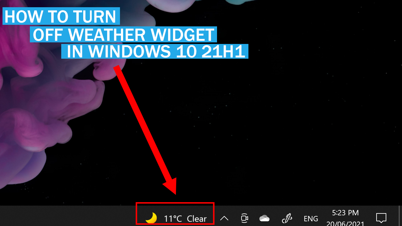 How To Turn Off Windows 10 Weather Widget Nitro IT Services
