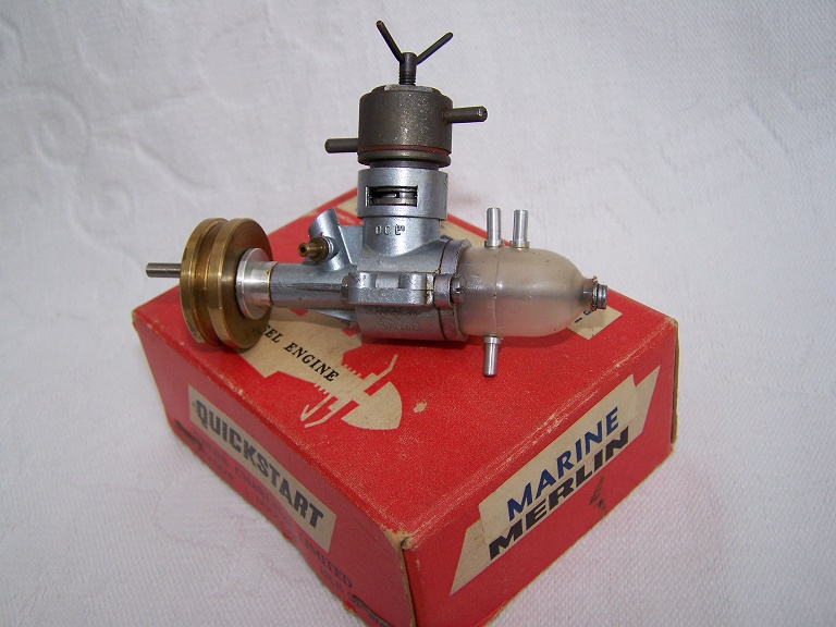 D C Merlin model diesel boat engine