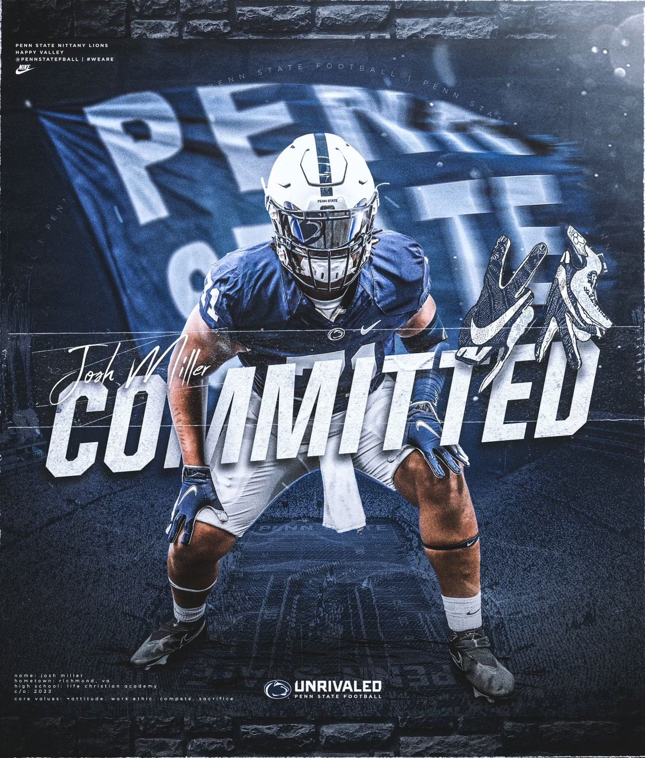Penn State Holiday Schedule 2023 Penn State Gets Commitment From 2023 Ol Joshua Miller | Nittany Sports Now