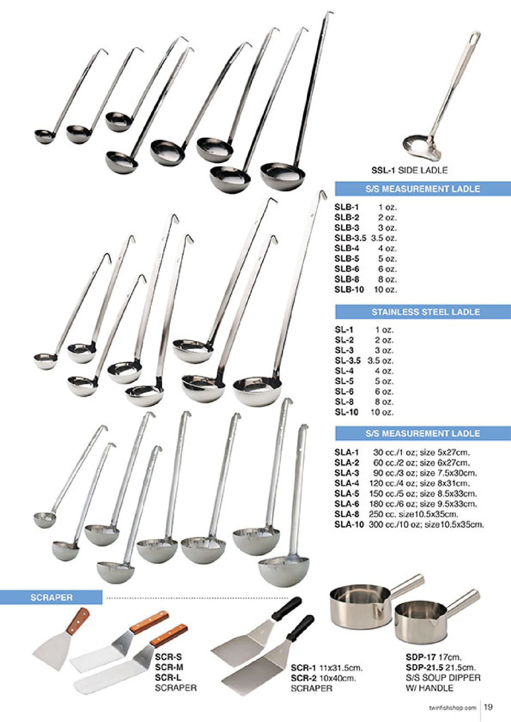 Measurement Ladle Scraper เอ็นไอวี เครื่องครัว NIV Kitchenware Co.,Ltd