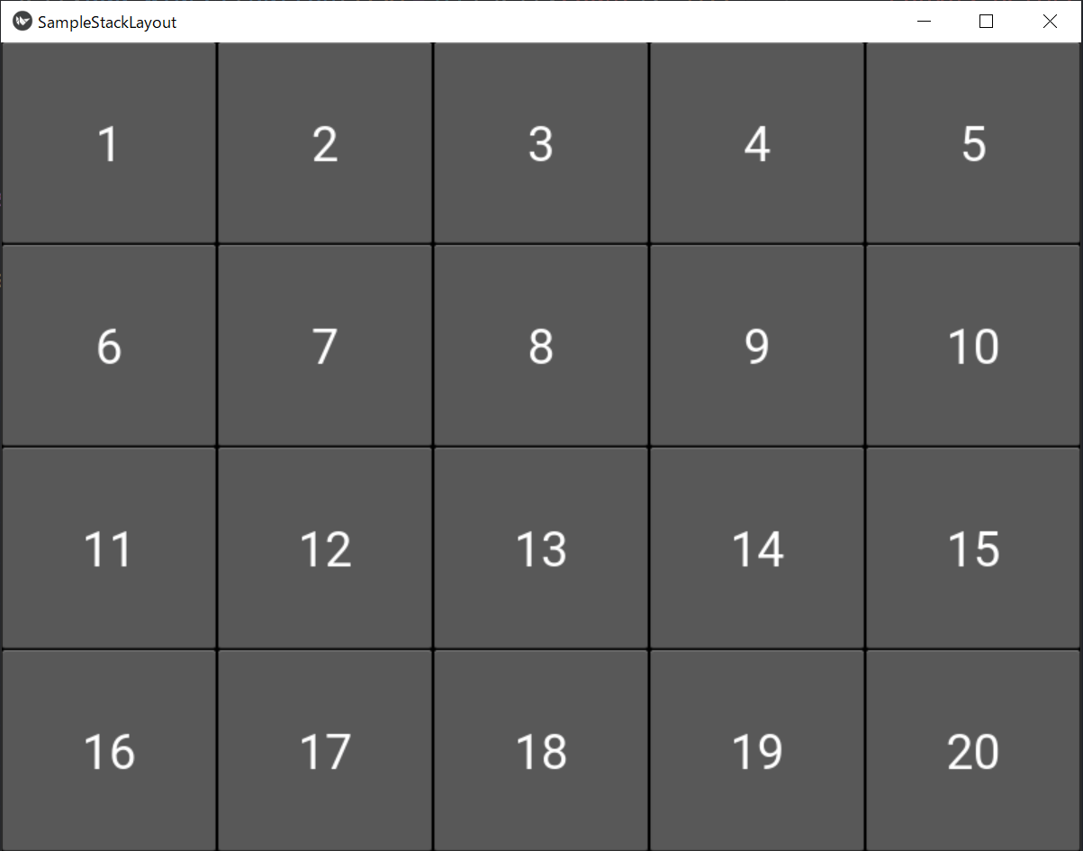 【Kivy】StackLayoutの使い方 にわこま ブログ