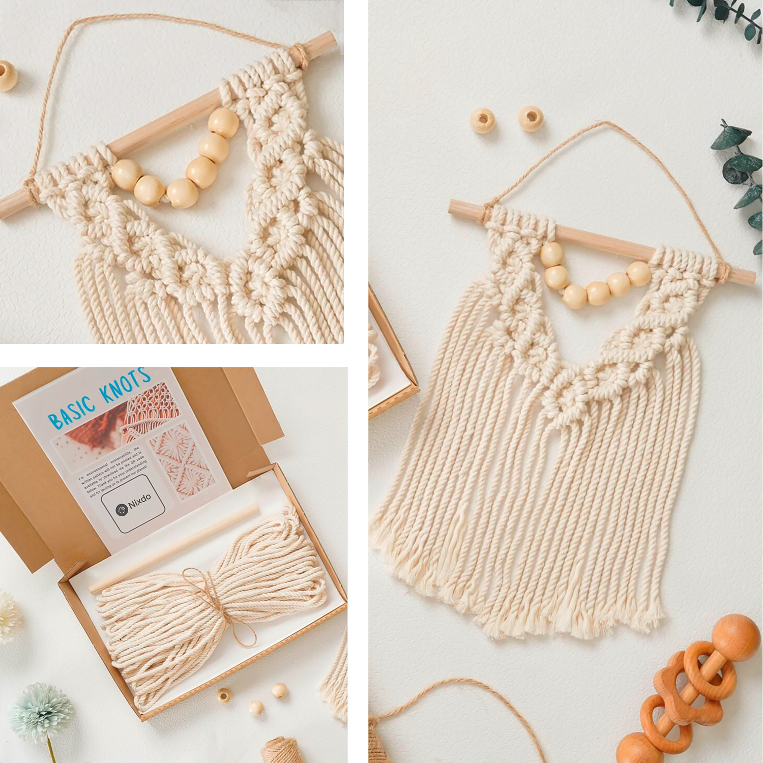 Macrame Mini Wall Hanging DIY Kit