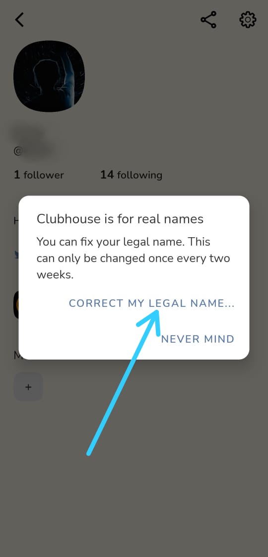 How to change Clubhouse username on Android NixLoop