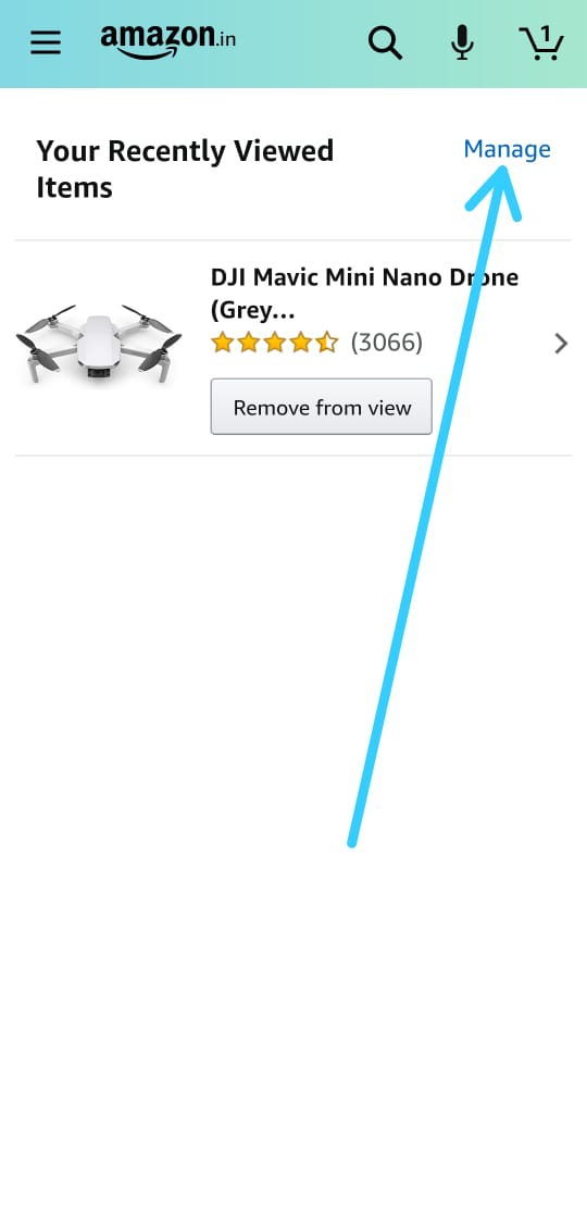 How to clear search History on Amazon shopping App NixLoop