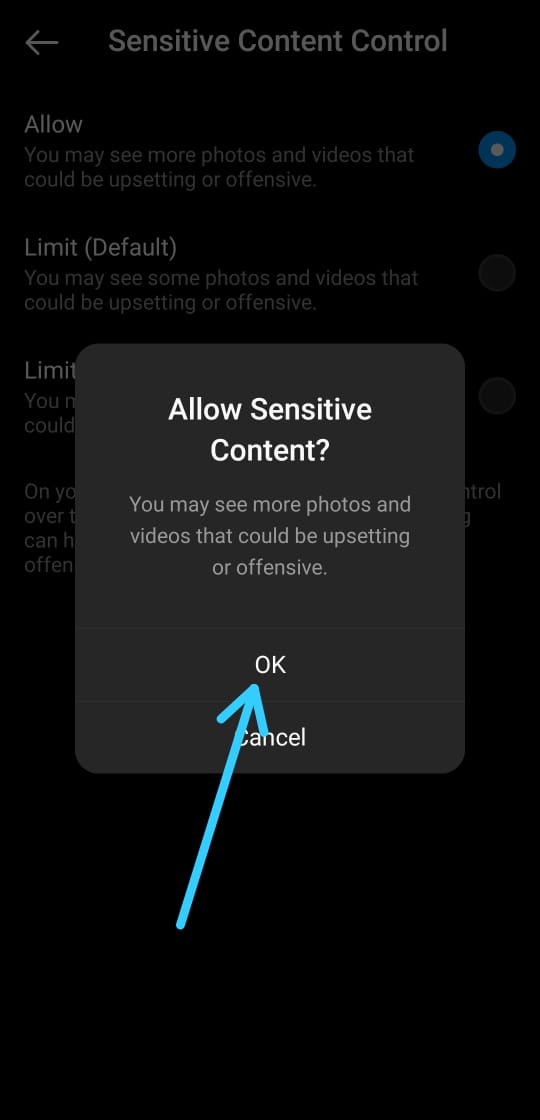 How to get the Sensitive Content Control filter on Instagram NixLoop