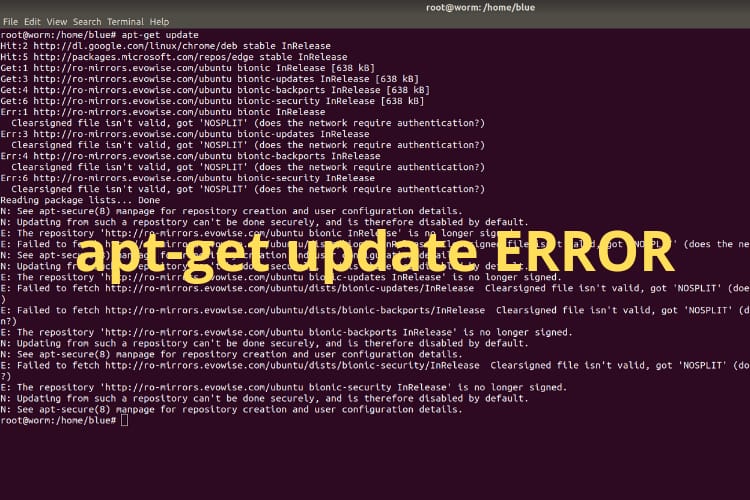 Ubuntu Server aptget update error SOLVED NixLoop
