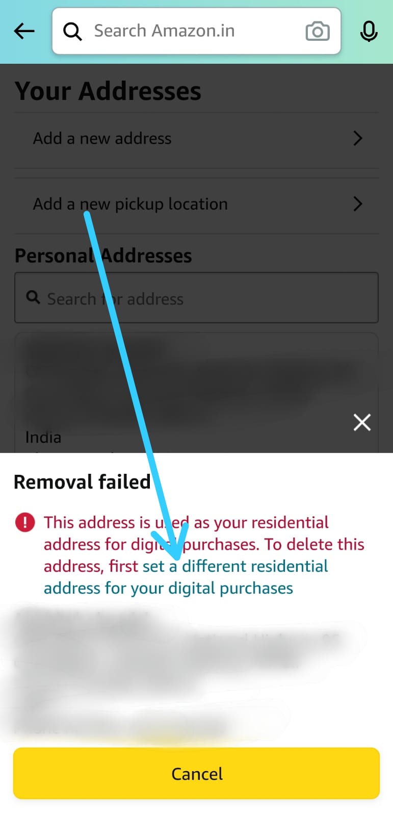 How To Set A Different Residential Address for Your Digital Purchases
