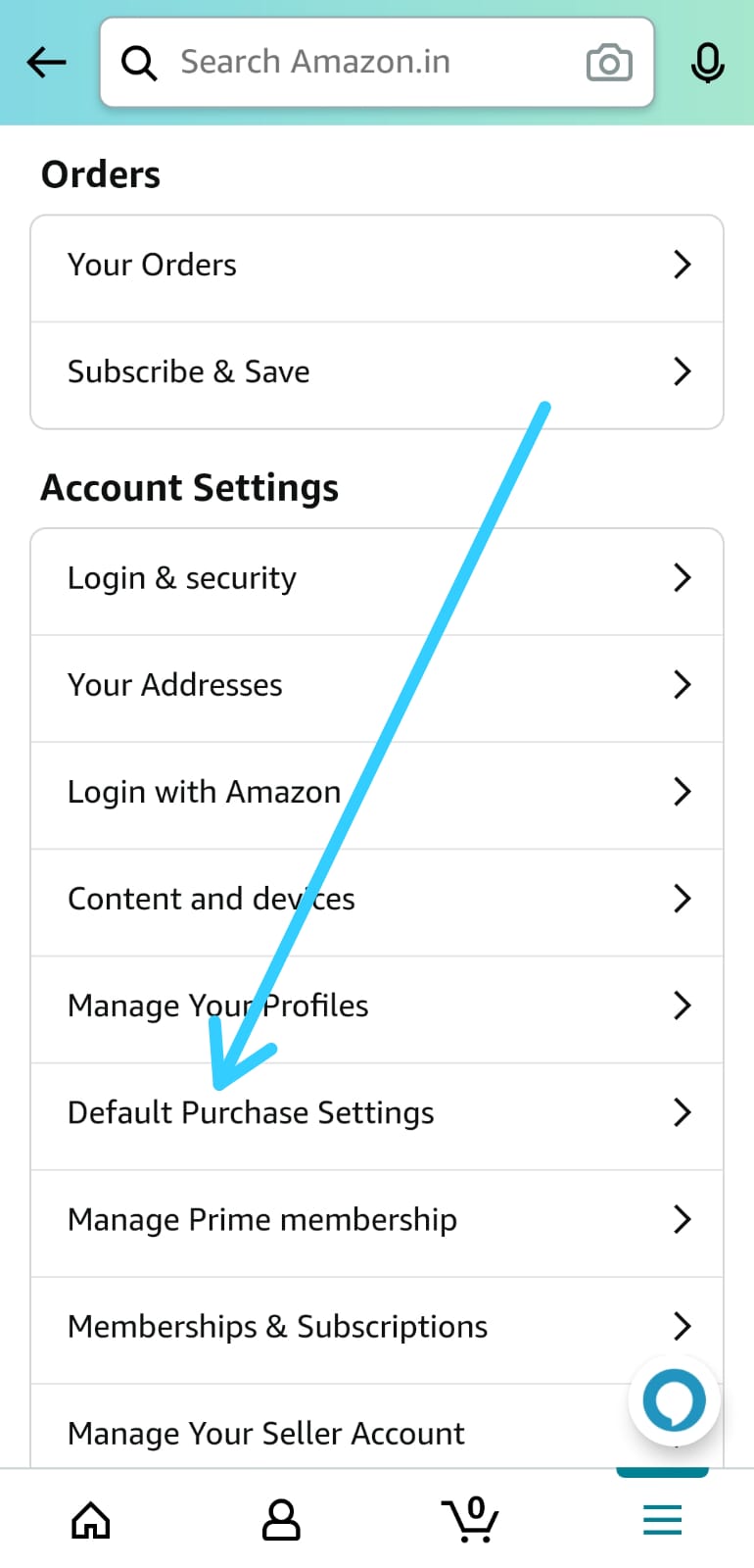 How to change your default address on Amazon NixLoop