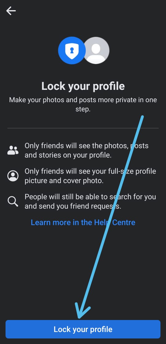 How to Lock Facebook Profile on Android NixLoop
